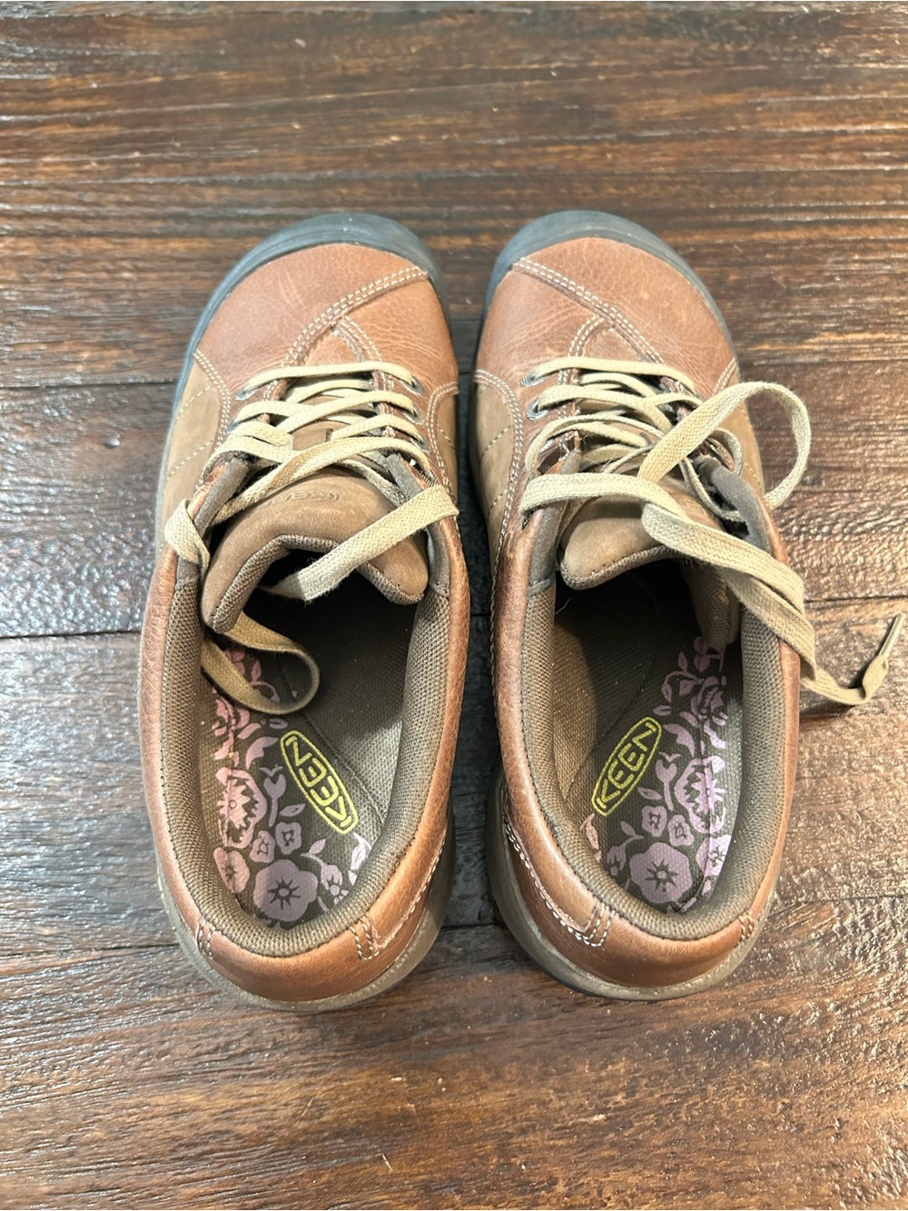 KEEN Women's Presidio Low-Top Lace-Up Sneakers in Brown & Tan - Picture 7 of 8